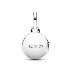 Pandora Charm Pendant Médaillon Amour Ouvrable et Gravable Argent | Femme Charms