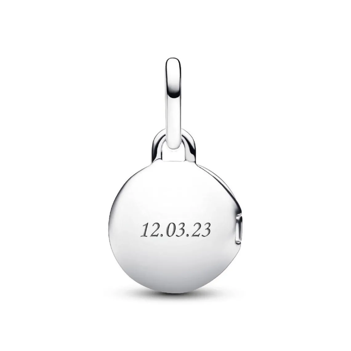 Pandora Charm Pendant Médaillon Amour Ouvrable et Gravable Argent | Femme Charms