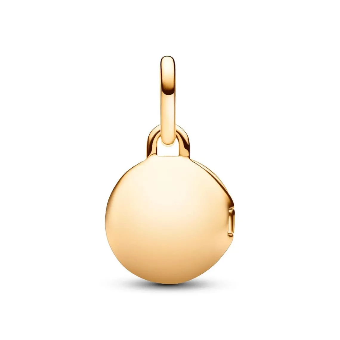Pandora Charm Pendant Médaillon Amour Ouvrable et Gravable Doré | Femme Charms
