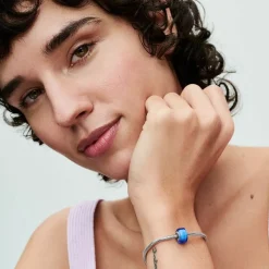 Pandora Charm Pendant Mini Murano Bleu | Femme Charms
