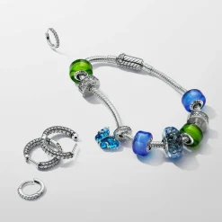 Pandora Charm Pendant Mini Murano Vert | Femme Charms