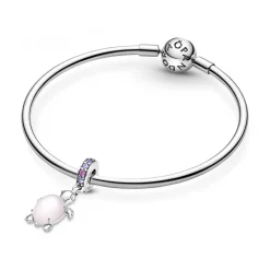 Pandora Charm Pendant Murano Tortue de Mer Rose - | Femme Charms
