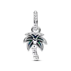 Pandora Charm Pendant Palmier Vert Opalescent | Femme Charms