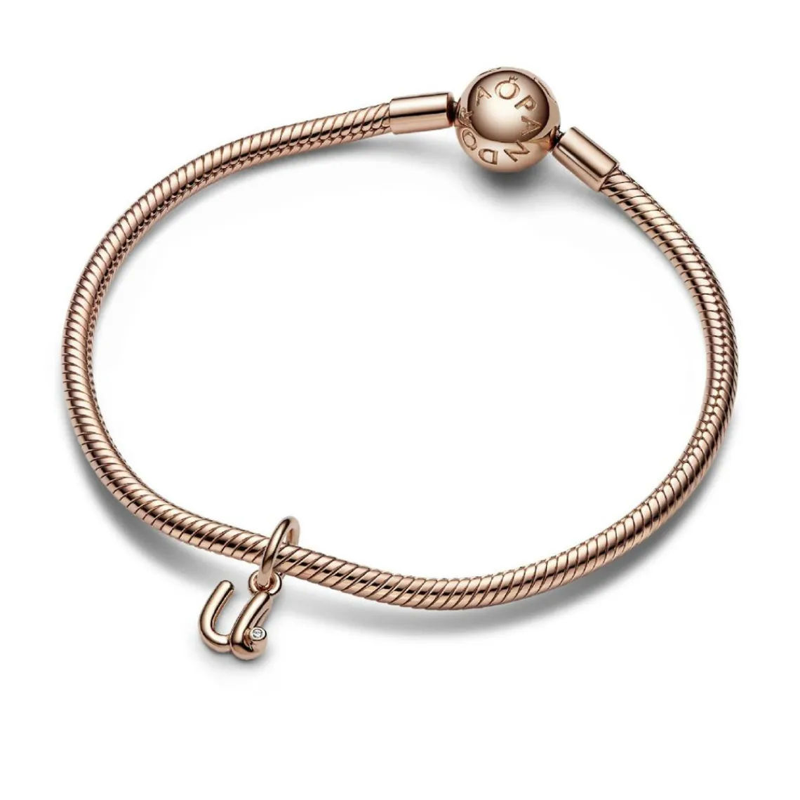 Pandora Charm Pendant - Alphabet Lettre u Manuscrite | Femme Charms