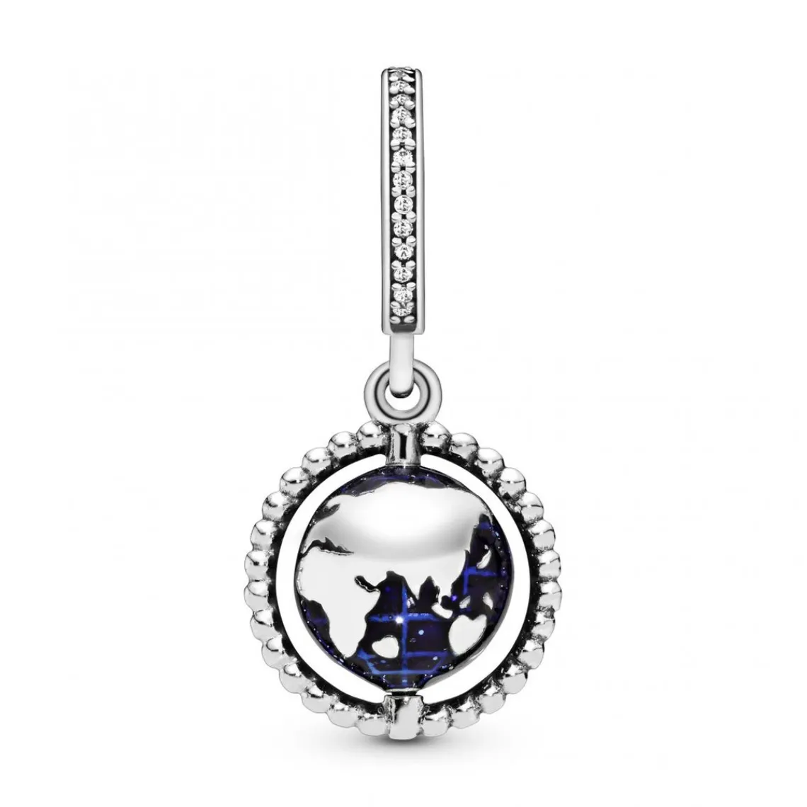 Pandora Charm Pendant Moments Globe Pivotant | Femme Charms