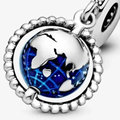 Pandora Charm Pendant Moments Globe Pivotant | Femme Charms