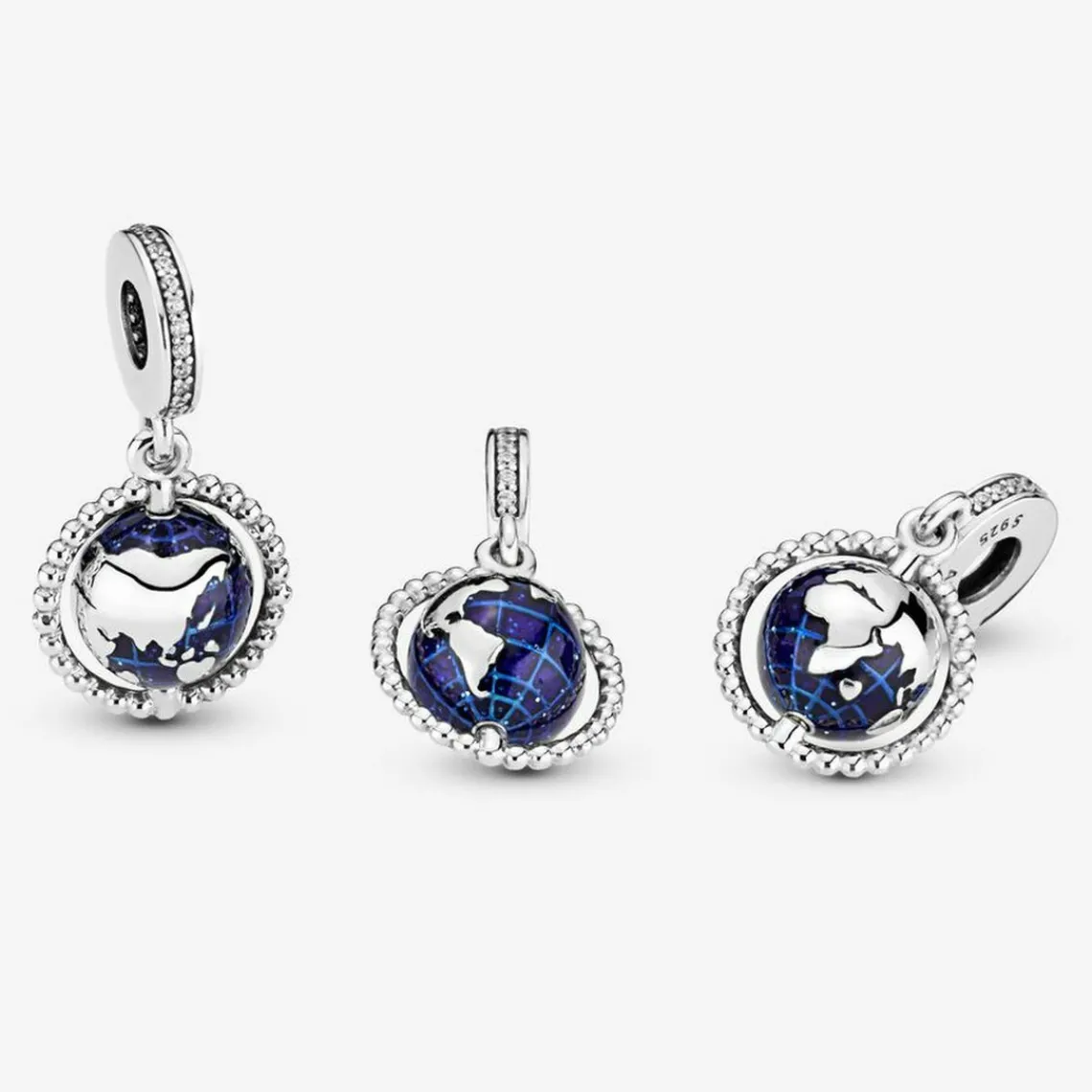 Pandora Charm Pendant Moments Globe Pivotant | Femme Charms