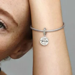 Pandora Charm Pendant Moments Famille de Cœur en Argent | Femme Charms
