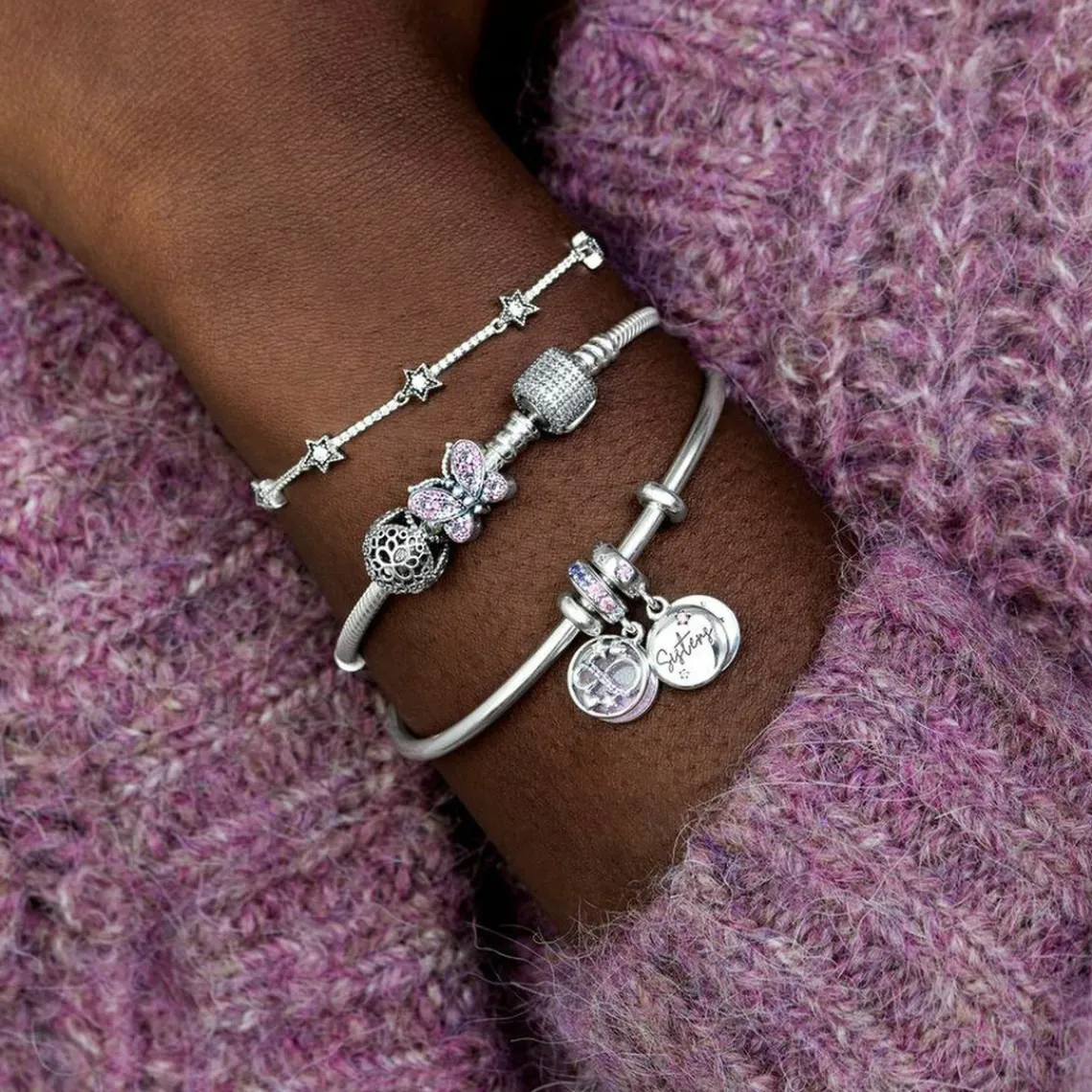 Pandora Charm Pendant MomentsSœurs Pour Toujours | Femme Charms