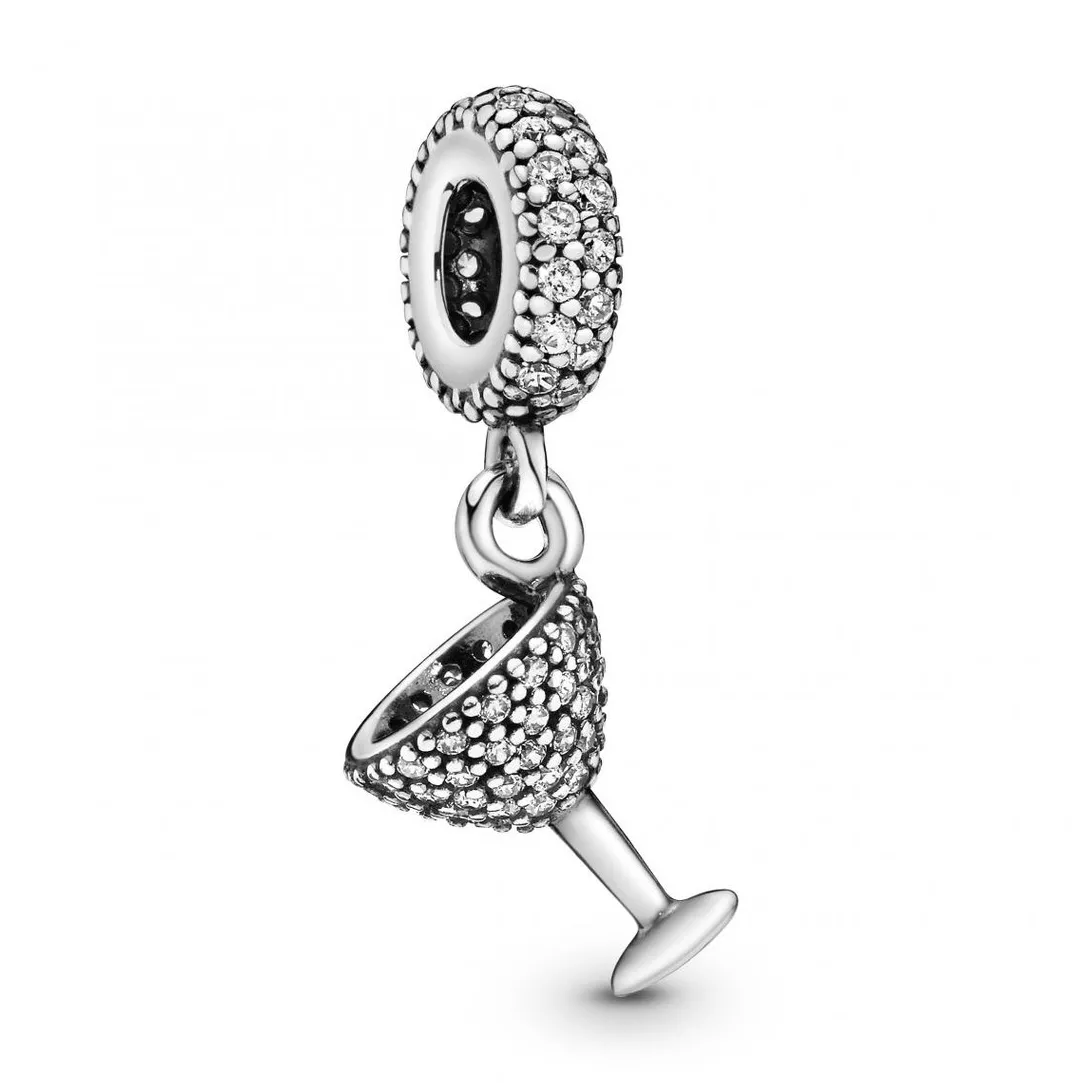 Pandora Charm Pendant Moments Verre à Cocktail Pavé | Femme Charms
