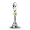 Pandora Charm Pendant Moments Tour Eiffel Paris et Cœur | Femme Charms