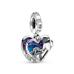 Pandora Charm Pendant - Pixar Wall-E et Eve Luminescent | Femme Charms