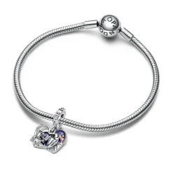 Pandora Charm Pendant - Pixar Wall-E et Eve Luminescent | Femme Charms