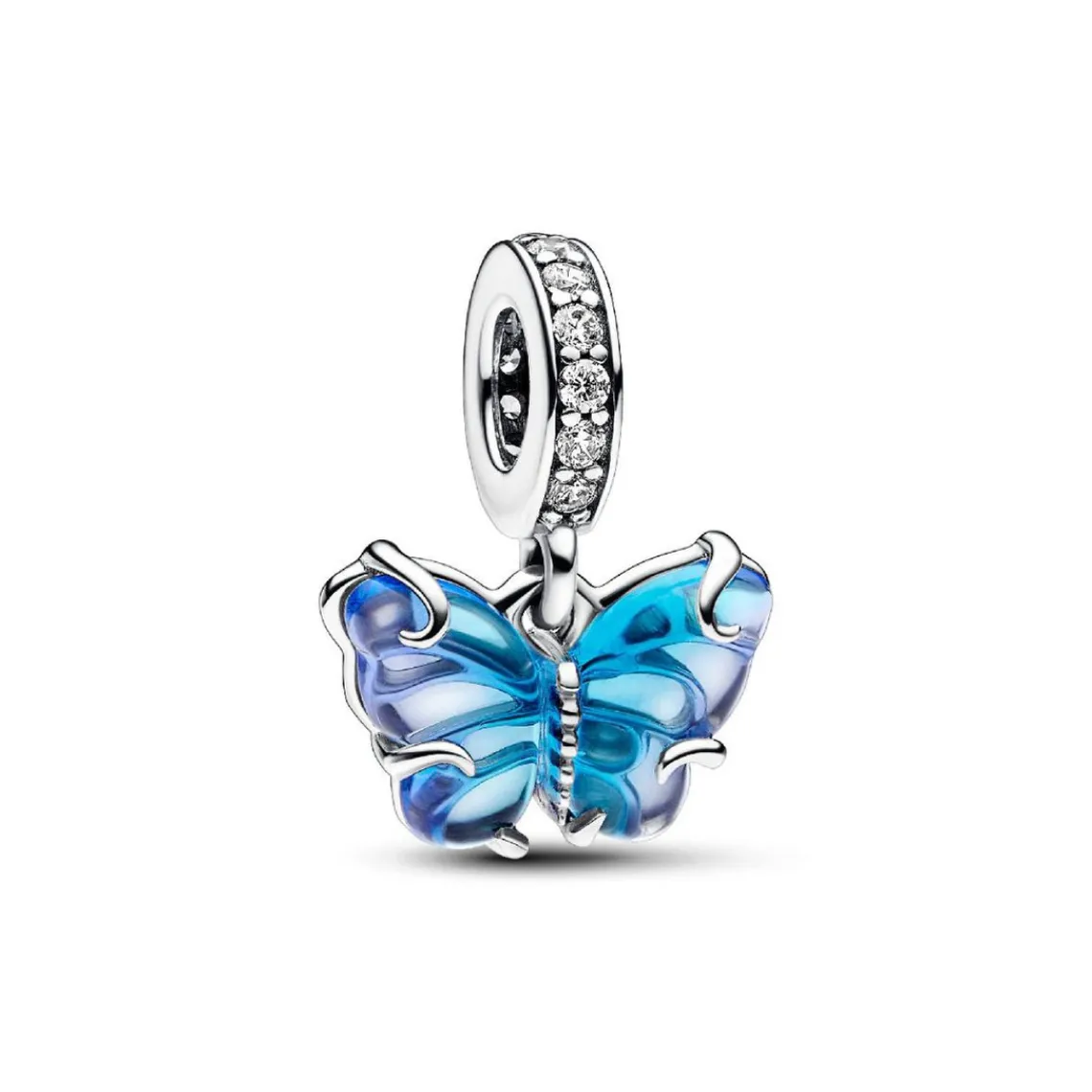Pandora Charm Pendant Papillon Murano Bleu | Femme Charms