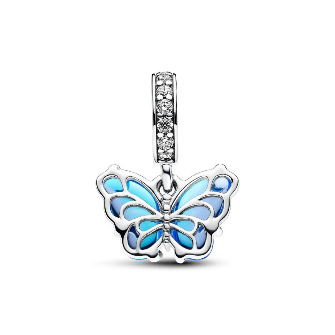Pandora Charm Pendant Papillon Murano Bleu | Femme Charms