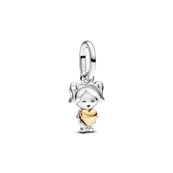 Pandora Charm Pendant Petite Fille Heureuse | Femme Charms