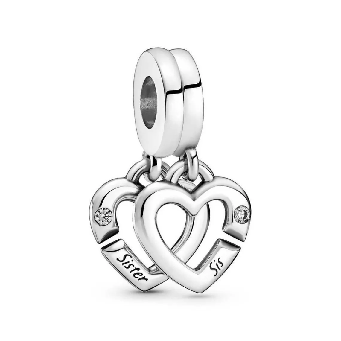 Pandora Charm Pendant Séparable Cœurs de Sœurs Moments | Femme Charms