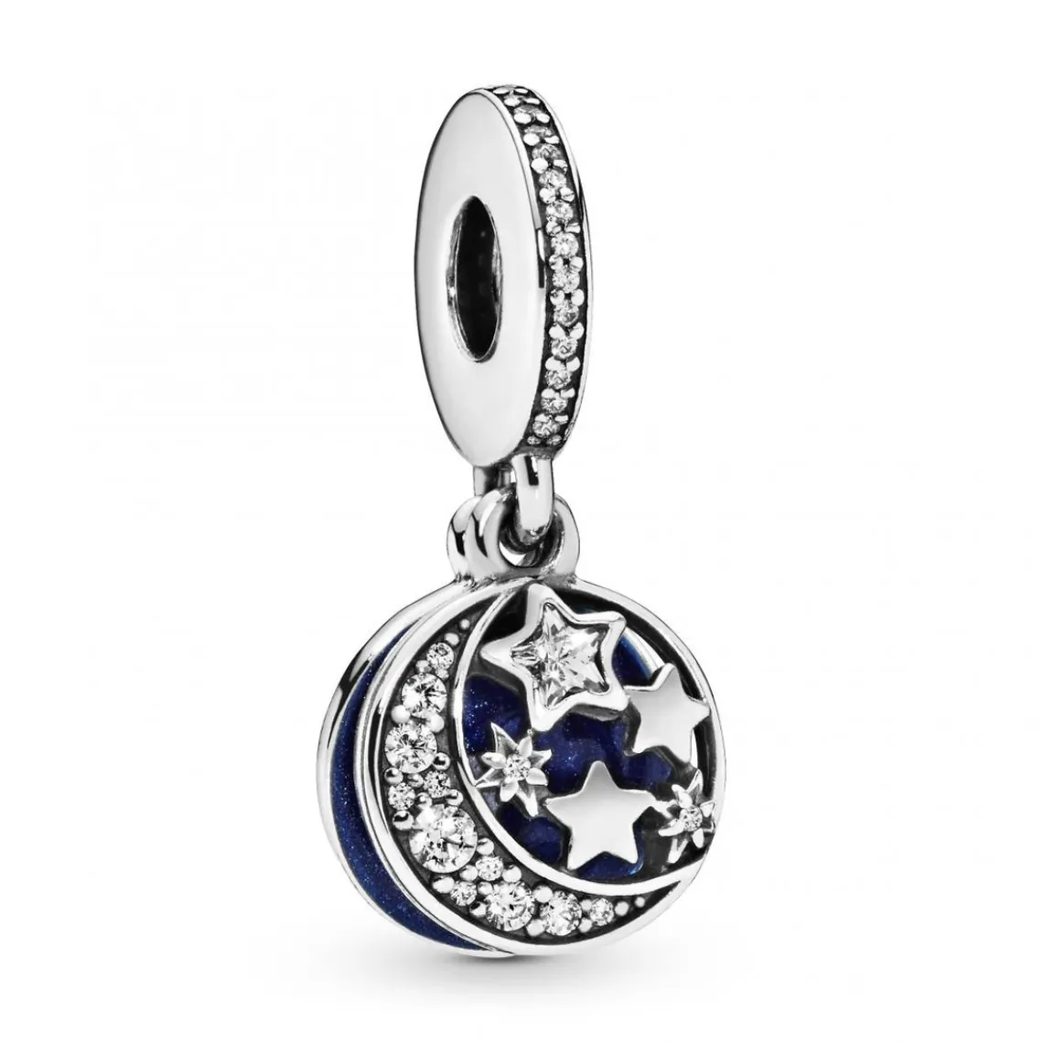 Pandora Charm pendentif Moments lune et ciel bleu | Femme Charms