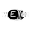 So Charm Bijoux Charm perle lettre E en acier par SC Crystal BEA0269-E | Femme Charms