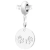 So Charm Bijoux Charm perle Mains d'enfant par SC Crystal Paris® BEA0044+CH0110-argent | Femme Charms