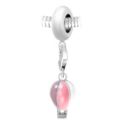 So Charm Bijoux Charm perle montgolfière par SC Crystal Paris® BEA0044+CH0452-argent | Femme Charms