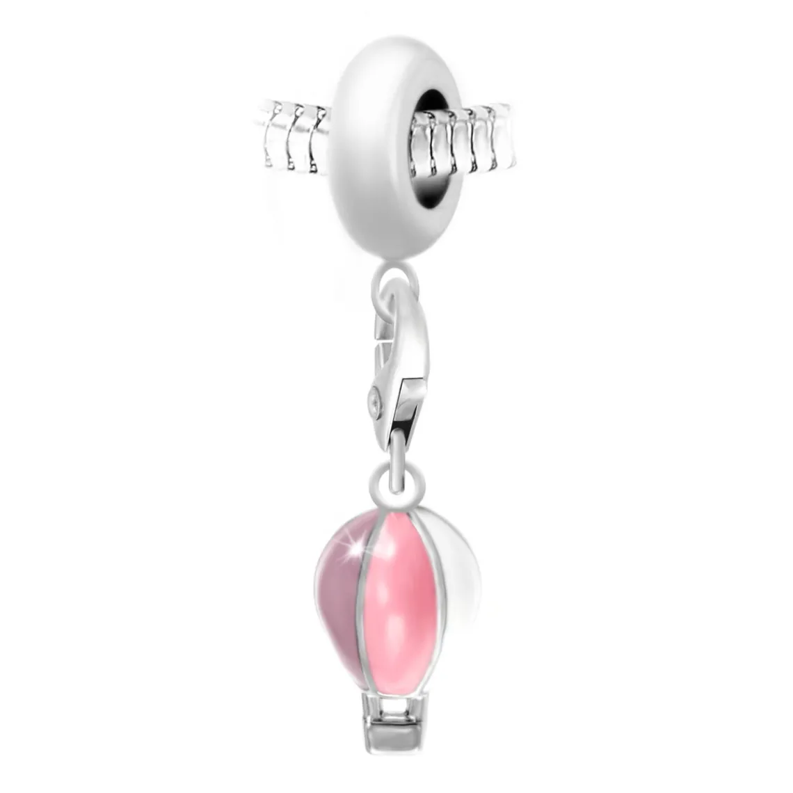 So Charm Bijoux Charm perle montgolfière par SC Crystal Paris® BEA0044+CH0452-argent | Femme Charms