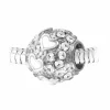 So Charm Bijoux Charm perle orné de cristaux de Bohème par SC Crystal Argent | Femme Charms