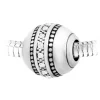 So Charm Bijoux Charm perle orné de cristaux de Bohème et acier par SC Crystal | Femme Charms