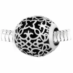 So Charm Bijoux Charm perle ornemental acier par SC Crystal BEA0061 | Femme Charms