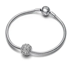 Pandora Charm Rond Timeless - Pavé Scintillant | Femme Charms