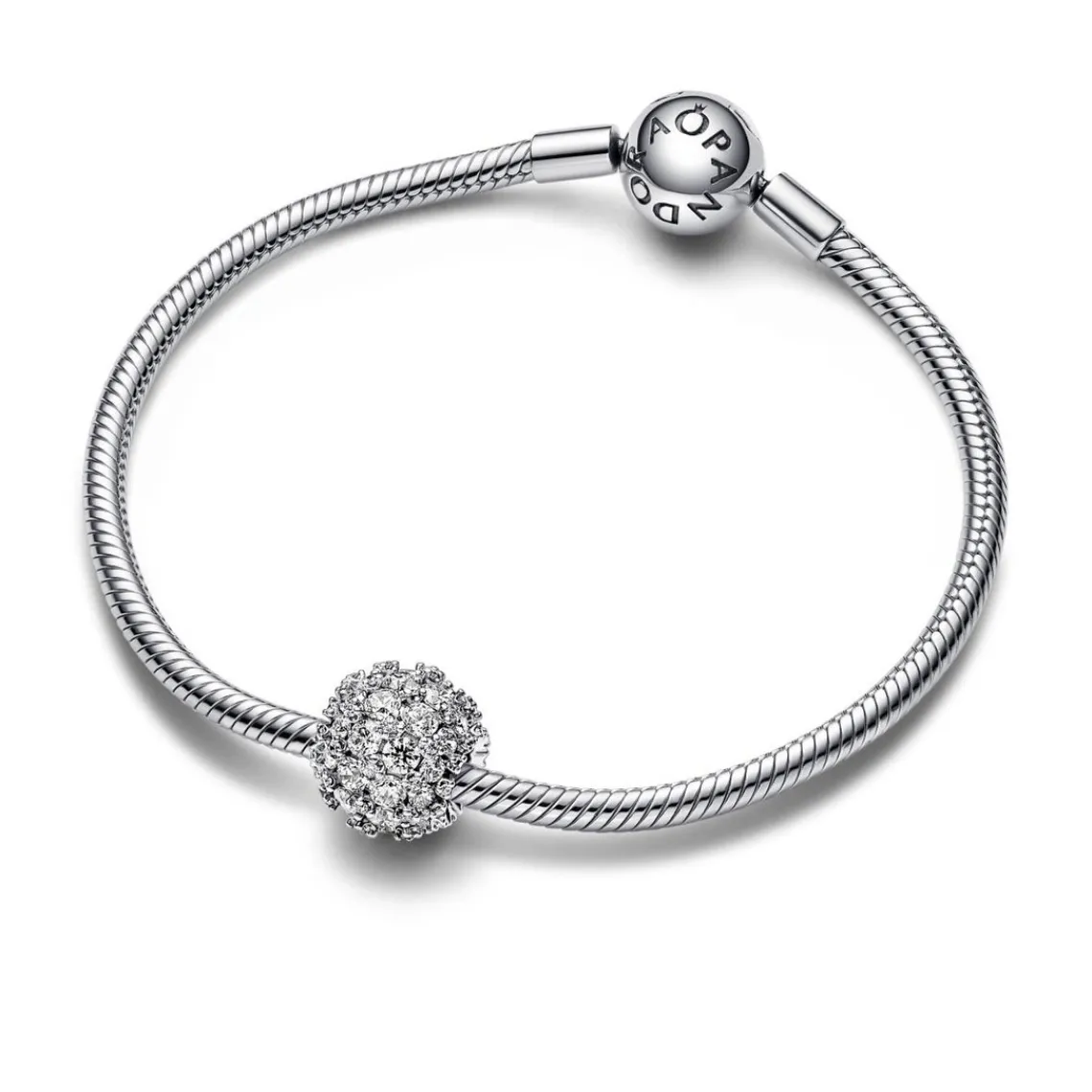 Pandora Charm Rond Timeless - Pavé Scintillant | Femme Charms