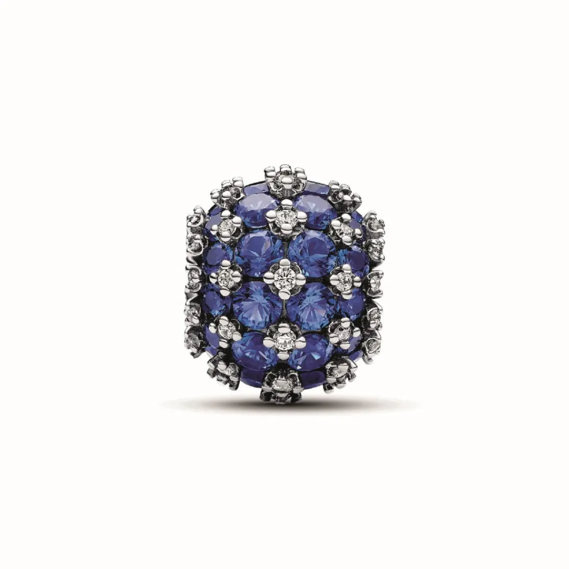 Pandora Charm Rond Pavé Scintillant Bleu | Femme Charms