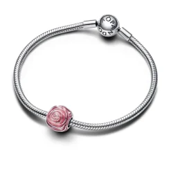Pandora Charm Rose Épanouie Rose | Femme Charms