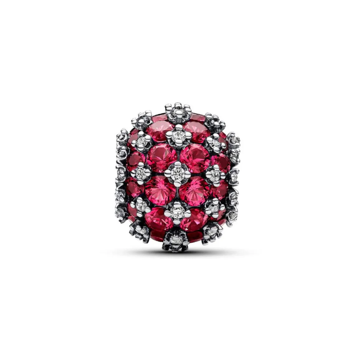 Pandora Charm Rose Rond Pavé Scintillant | Femme Charms