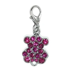 So Charm Bijoux Charms Et Perles So Charm - CH1019-ARGENT-ROSE - Charm Nounours Rose | Femme Charms