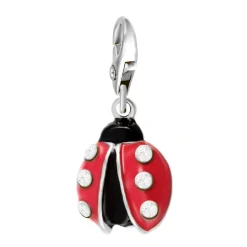 So Charm Bijoux Charms Et Perles So Charm - CH0162-ARGENT - Charm Coccinelle | Femme Charms
