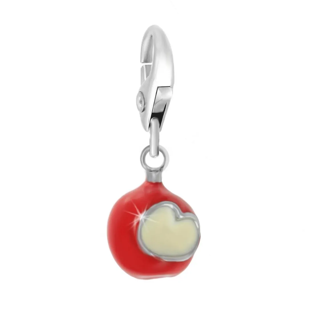 So Charm Bijoux Charms Et Perles So Charm - CH0435-ARGENT - Charm Pomme D'Amour | Femme Charms