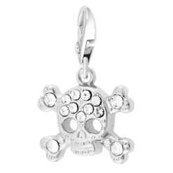 So Charm Bijoux Charms Et Perles So Charm - CH0120-ARGENT - Charm Tête De Mort | Femme Charms