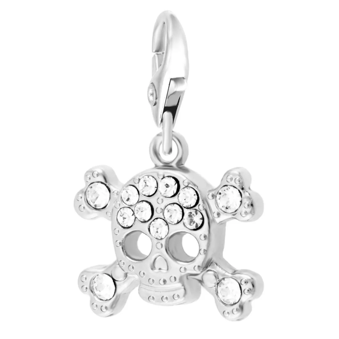 So Charm Bijoux Charms Et Perles So Charm - CH0120-ARGENT - Charm Tête De Mort | Femme Charms