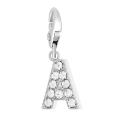 So Charm Bijoux Charms Et Perles So Charm - CH0014-ARGENT - Charm Lettre A | Femme Charms