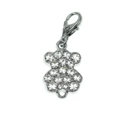 So Charm Bijoux Charms Et Perles So Charm - CH1019-ARGENT-BLANC - Charm Nounours Blanc | Femme Charms