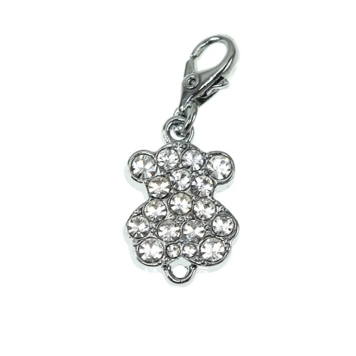 So Charm Bijoux Charms Et Perles So Charm - CH1019-ARGENT-BLANC - Charm Nounours Blanc | Femme Charms