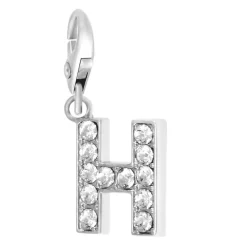 So Charm Bijoux Charms Et Perles So Charm - CH0021-ARGENT - Charm Lettre H | Femme Charms