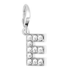 So Charm Bijoux Charms Et Perles So Charm - CH0018-ARGENT - Charm Lettre E | Femme Charms