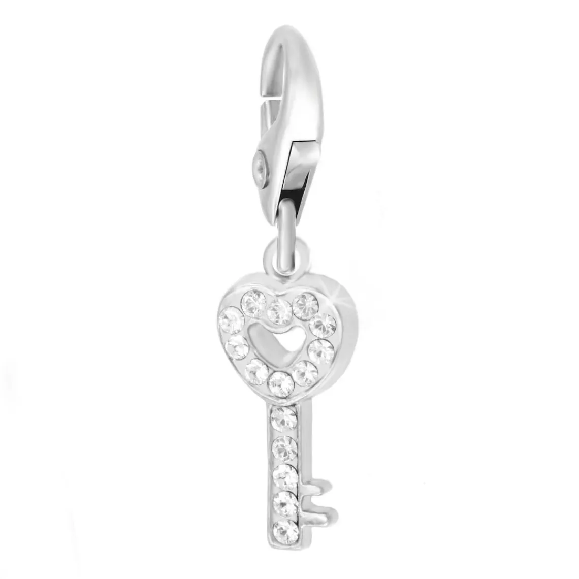So Charm Bijoux Charms Et Perles So Charm - CH0060-ARGENT - Charm Clé C?Ur | Femme Charms