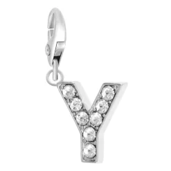 So Charm Bijoux Charms Et Perles So Charm - CH0038-ARGENT - Charm Lettre Y | Femme Charms