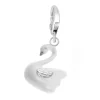 So Charm Bijoux Charms Et Perles So Charm - CH1149 - Charm Cygne Blanc | Femme Charms