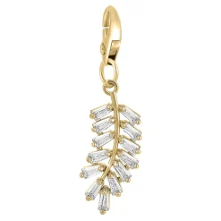 So Charm Bijoux Charms Et Perles So Charm - CH1292-DORE - Charm Plume | Femme Charms