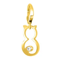 So Charm Bijoux Charms Et Perles So Charm - CH0437-DORE - Charm Chat Doré | Femme Charms