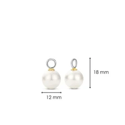 Ti Sento Charms et perles 9236PW - Argent, plaqué or | Femme Charms